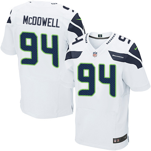 Nike Seahawks #94 Malik McDowell White Men's Stitched NFL Vapor Untouchable Elite Jersey